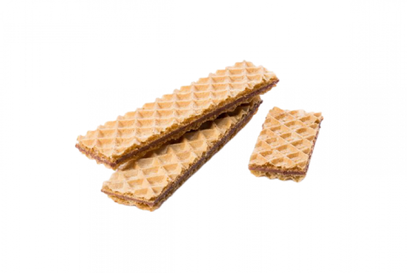 Wafle gofrowe o smaku toffi