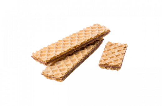 Wafle gofrowe o smaku toffi